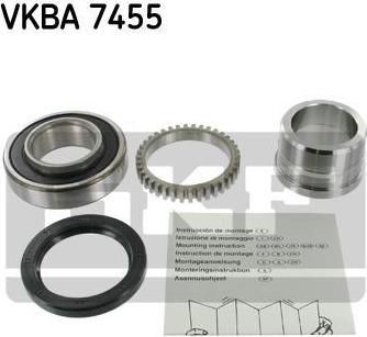 SKF VKBA7455 Подшипник ступицы SUZUKI Grand задний