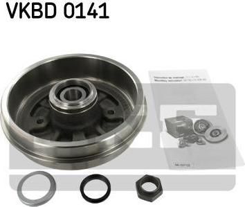 SKF VKBD 0141 тормозной барабан на PEUGEOT 306 Наклонная задняя часть (7A, 7C, N3, N5)