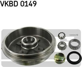 SKF VKBD 0149 тормозной барабан на VW PASSAT Variant (3A5, 35I)