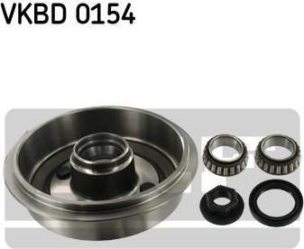 SKF VKBD 0154 тормозной барабан на FORD ESCORT VII седан (GAL, AFL)