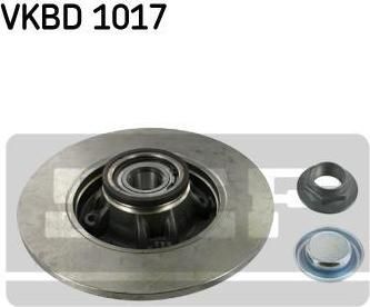 SKF VKBD 1017 тормозной диск на PEUGEOT 308 SW