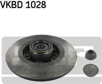 SKF VKBD 1028 тормозной диск на RENAULT SCЙNIC III (JZ0/1_)