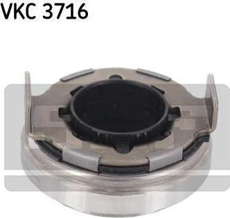 SKF VKC 3716 выжимной подшипник на CHEVROLET AVEO Наклонная задняя часть (T200)