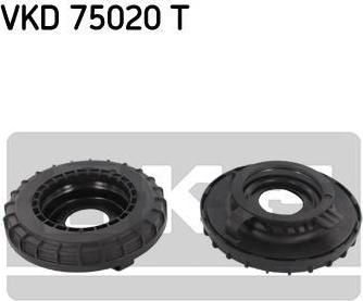 SKF VKD 75020 T подшипник качения, опора стойки амортизатора на HONDA CIVIC IX (FK)