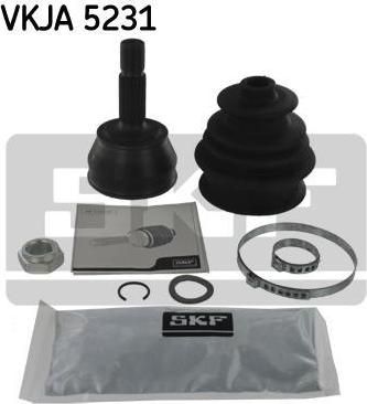 SKF VKJA 5231 шарнирный комплект, приводной вал на VW POLO купе (86C, 80)