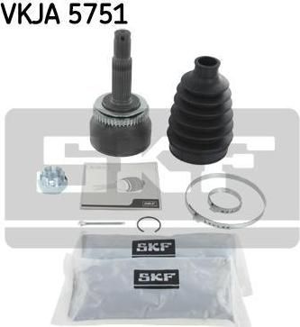 SKF VKJA 5751 шарнирный комплект, приводной вал на HYUNDAI GETZ (TB)