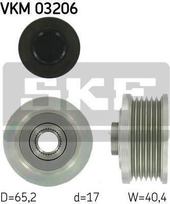 SKF VKM 03206 механизм свободного хода генератора на ALFA ROMEO 156 (932)