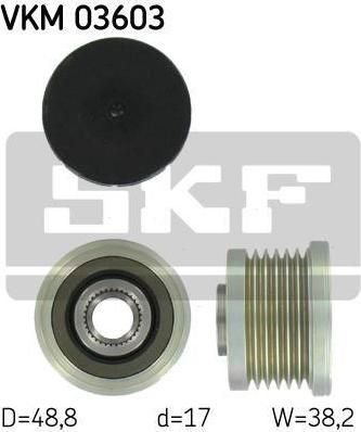 SKF VKM 03603 механизм свободного хода генератора на OPEL VIVARO фургон (F7)