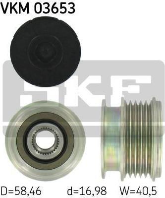 SKF VKM 03653 механизм свободного хода генератора на VOLVO S80 II (AS)