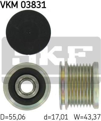 SKF VKM 03831 механизм свободного хода генератора на MERCEDES-BENZ GL-CLASS (X164)