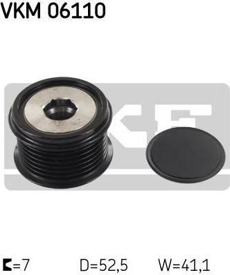 SKF VKM 06110 механизм свободного хода генератора на LEXUS IS II (GSE2_, ALE2_, USE2_)