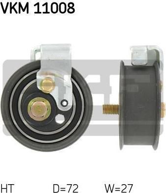 SKF VKM 11008 Ролик AD A4/A6 VW B5 4cyl (058109243B)