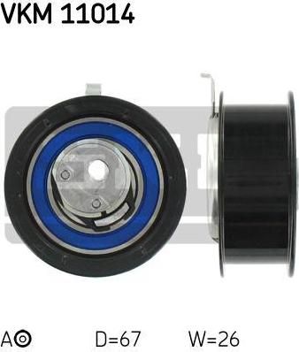 SKF VKM 11014 Ролик AD 80/A4/A6 VW B5 4cyl diz (028109243E)