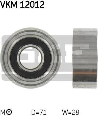 SKF VKM 12012 натяжной ролик, ремень грм на FIAT ARGENTA (132A)
