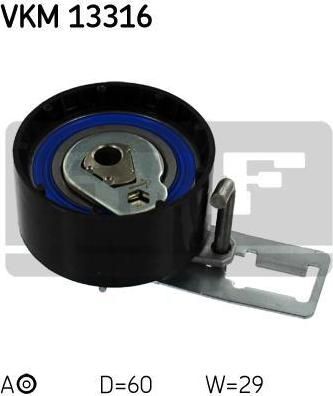 SKF VKM 13316 Ролик ремня ГРМ FORD/PEUGEOT/CITROEN 1.4/1.6 HDI 09-