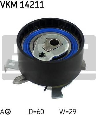 SKF VKM 14211 Ролик ремня ГРМ FORD Focus-1/Mondeo-2 1.8,2.0L 16V (1072031)