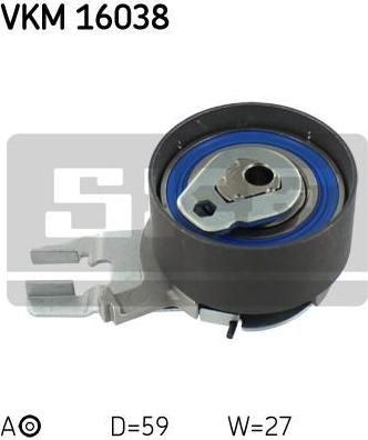 SKF VKM 16038 натяжной ролик, ремень грм на VOLVO S80 I (TS, XY)