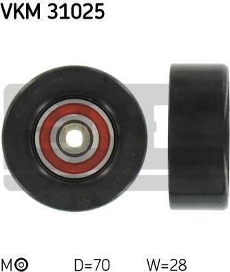 SKF VKM 31025 натяжной ролик, поликлиновой ремень на VW LUPO (6X1, 6E1)
