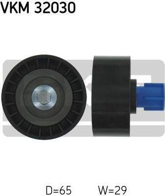 SKF VKM 32030 паразитный / ведущий ролик, поликлиновой ремень на FIAT STILO (192)