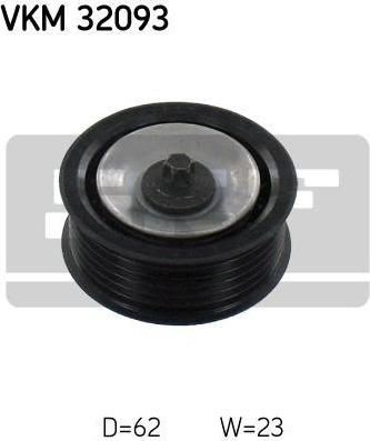 SKF VKM 32093 паразитный / ведущий ролик, поликлиновой ремень на FIAT 500X (334)