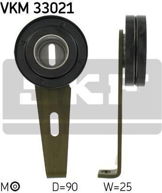 SKF VKM 33021 натяжной ролик, поликлиновой ремень на PEUGEOT 306 (7B, N3, N5)