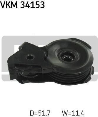 SKF VKM 34153 Ролик натяжной, поликлиновой ремень