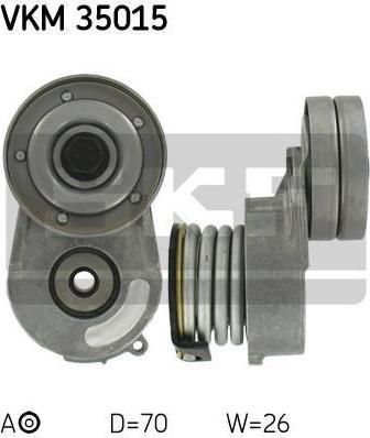 SKF VKM 35015 Ролик натяжной, поликлиновой ремень