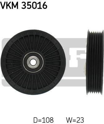 SKF VKM 35016 паразитный / ведущий ролик, поликлиновой ремень на OPEL ASTRA G седан (F69_)