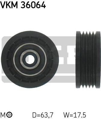SKF VKM 36064 натяжной ролик, поликлиновой ремень на RENAULT MASTER II фургон (FD)