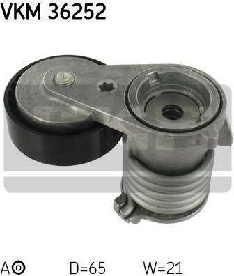 SKF VKM 36252 натяжной ролик, поликлиновой ремень на VOLVO V50 (MW)