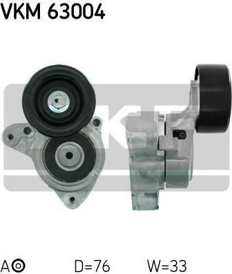 SKF VKM 63004 Ролик натяжной HONDA Accord 03-08 2.0/2.4L/CRV II 2.0L (31170-PNA-023)