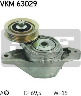 SKF VKM 63029 Ролик натяжной, поликлиновой ремень