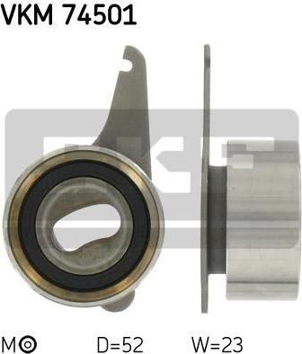 SKF VKM 74501 натяжной ролик, ремень грм на MAZDA 929 II (HB)