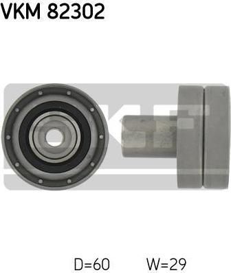 SKF VKM 82302 паразитный / ведущий ролик, зубчатый ремень на NISSAN SUNNY III Hatchback (N14)