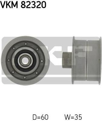 SKF VKM 82320 паразитный / ведущий ролик, зубчатый ремень на NISSAN BLUEBIRD Hatchback (T72, T12)