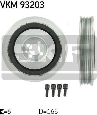 SKF VKM 93203 ременный шкив, коленчатый вал на ALFA ROMEO 159 (939)