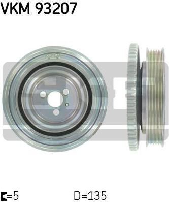 SKF VKM 93207 ременный шкив, коленчатый вал на FIAT PUNTO (188)