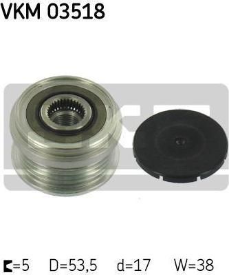 SKF VKM03518 Муфта свободного хода OPEL CORSA/INSIGNIA/MERIVA 1.2/1.4 09-