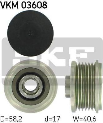 SKF VKM03608 Механизм свободного хода генер. RE Duster, Clio, K