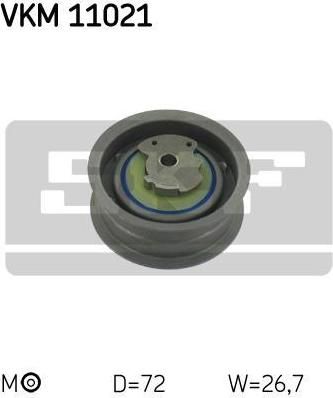 SKF VKM11021 Ролик натяжной ГРМ VAG A100/A6 2,0L 16V 06/94-10/97 (051109243A)