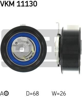 SKF VKM11130 ролик ГРМ натяжной VAG 1.9D/TD 16V Audi A3, VW Golf 4 00-/Polo 00- (038109243N)