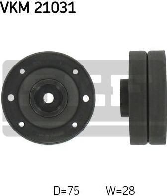 SKF VKM21031 Ролик ремня ГРМ VAG 1.9-2.5D 78-06