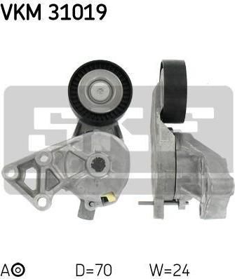 SKF VKM31019 Ролик натяжителя поликлин.ремня