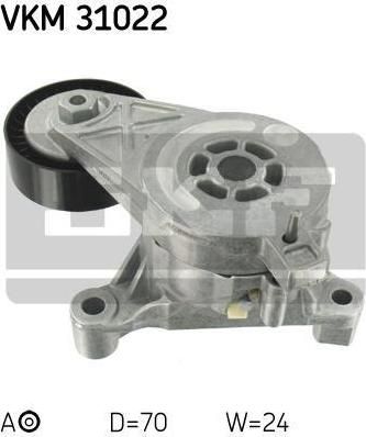 SKF VKM31022 Ролик натяжителя AUDI/VW A3/CADDY/GOLF5/OCTAVIA/TOURAN/PASSAT 1.9/2.0TDI