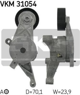 SKF VKM31054 Натяжитель поликлин. ремня с роликом