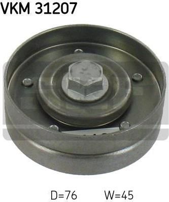 SKF VKM31207 Ролик ремня приводного VW GOLF IV/BORA 1.4/1.6 обводной (для ГУР)