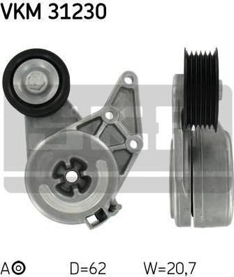 SKF VKM31230 Натяжитель п/к ремня VAG Golf IV 2.3V5