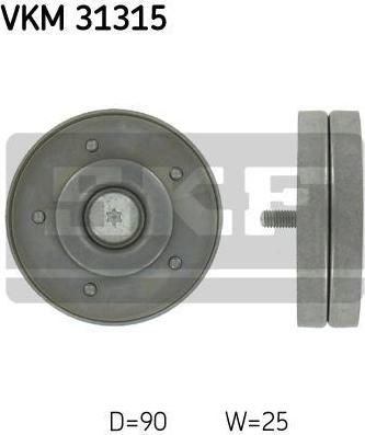 SKF VKM31315 Ролик ленивец AUDI A4 (8K2) / A4 Avant (8K5), A5 (06H 903 341 D)