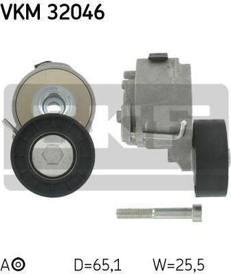 SKF VKM32046 Ролик натяжной поликлинового ремня поликлинового ремня Alfa. Fiat. Opel 1.9CDTI 04> (1754079J50)