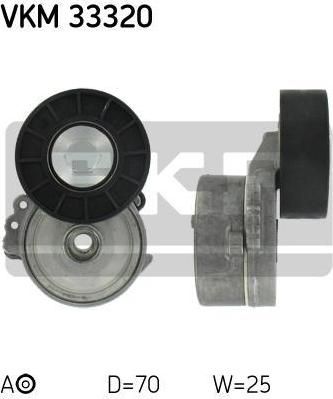 SKF VKM33320 Натяжитель ремня приводного CITROEN/FORD/PEUGEOT/VOLVO/FIAT 2.0D 03-